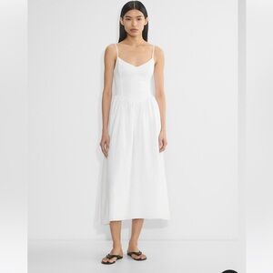 ARITZIA INFLUENCE linen WHITE DRESS